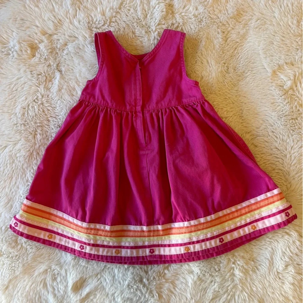 Vintage Y2K Baby Gap Pink Cotton Dress